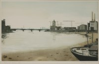Lot 280 - Ashley Bolch (b.1950)
'THAMES AT CHELSEA'
Coloured aquatint