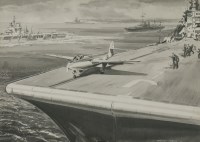 Lot 356 - Cavendish Morton (1911-2015)
AN AIRCRAFT CARRIER