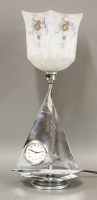 Lot 157 - An Art Deco chrome yacht lamp