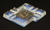 Lot 168 - An Art Deco opalescent glass ashtray