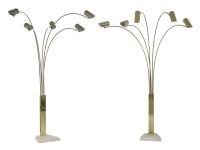 Lot 571 - A pair of 'Arc' lights