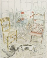 Lot 387 - Richard Bawden RSW (b.1936)
'TWO SISTERS'
Signed l.r.
