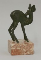 Lot 214 - An Art Deco bronze