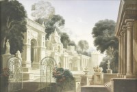 Lot 364 - Harold Hitchcock (1914-2009)
'BLENHEIM PALACE'
Signed with monogram and dated 1970 l.r.