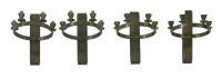Lot 105 - A set of four French wall lights