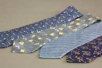 Lot 83 - Four Hermès silk ties