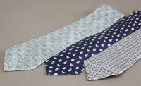 Lot 88 - Three Hermès silk ties