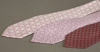 Lot 92 - Three Hermès silk ties