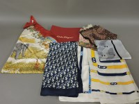 Lot 57 - Three Salvatore Ferragamo silk scarves