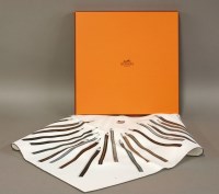 Lot 69 - A boxed Hermès silk scarf