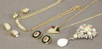 Lot 33 - A gold-plated Christian Dior pendant