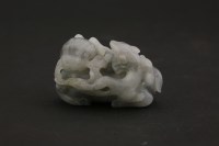 Lot 177 - A jade recumbent Deer