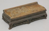 Lot 298 - A fine boxwood Scholar's Rest