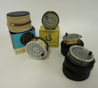 Lot 1185 - Four modern Hardy fishing reels
