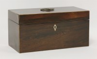 Lot 1226 - A rosewood tea caddy