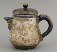 Lot 416 - A 'Satsuma' Milk Jug and Cover