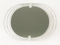 Lot 159 - An Art Deco style oval wall mirror
