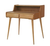 Lot 563 - An Italian beech writing desk