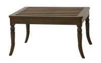 Lot 542 - A Regency mahogany luggage stand