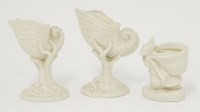 Lot 32 - Three Parian Flower Vases