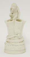 Lot 33 - An amusing Robinson and Leadbeater Monkey Vase