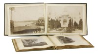 Lot 168 - Two albums of black and white photographs of India