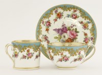 Lot 11 - A matching Nantgarw Trio