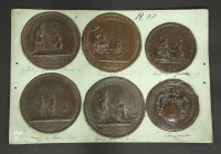 Lot 137 - Thirty-seven copper electrotyped copies of royal
