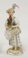 Lot 46 - A Meissen Figure of a girl