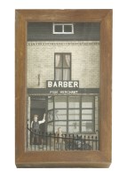 Lot 98 - A fish merchant diorama