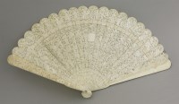 Lot 277 - A Canton ivory double-sided brisé Fan