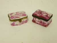 Lot 1112 - A Veuve Perrin enamel trinket box