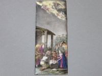 Lot 127 - A late 17th century enamel plaque