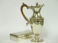 Lot 170 - A silver cigarette box
