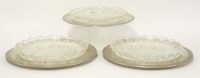 Lot 18 - A set of three Austrian silver platters