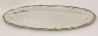 Lot 21 - A metalwares fish platter