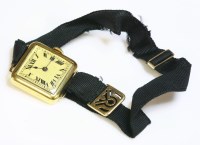 Lot 367 - A ladies' Art Deco Valant Watch Co. mechanical strap watch