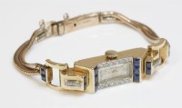 Lot 407 - A ladies' 18ct gold