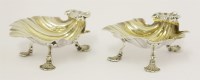Lot 96 - A pair of George II silver salts