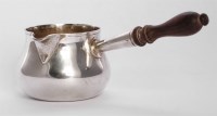 Lot 64 - A silver brandy warmer