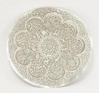 Lot 9 - An Indian silver dish