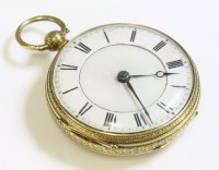 Lot 323 - An 18ct gold