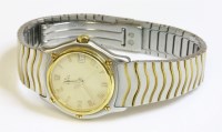 Lot 530 - A ladies' bicolour Ebel Classic Waves quartz bracelet watch