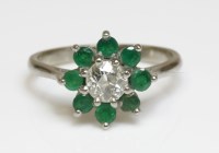 Lot 498 - A white gold
