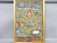 Lot 520 - A Tibetan Thanka