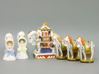 Lot 207 - Six Royal Worcester 'Connoisseur Collection' snuffers