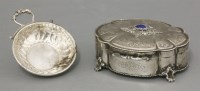 Lot 83 - An 800 standard marked dressing table box