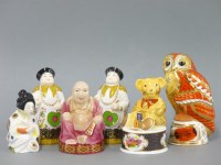 Lot 196 - A collection of six Royal Worcester 'Connoisseur Collection' snuffers