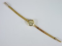 Lot 56 - A ladies 9ct gold Rotary mechanical bracelet watch