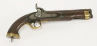 Lot 196 - A percussion pistol